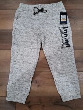 Tapout Women Graphic Jogger Running Pants Marshmallow/ Black Size M  Activewear